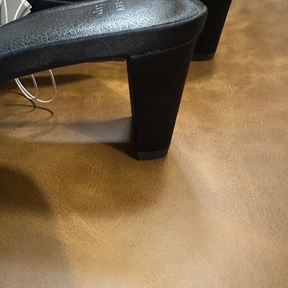 Women’s Jessica Mule Satin Heels-Black-A New Day - Picture 8 of 9